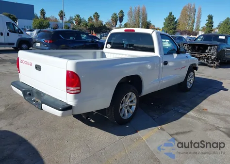 1998 Dodge Dakota Slt/Sport из США, поврежденный, VIN 1B7FL26X8WS515505